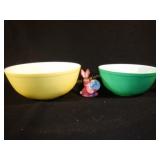 2 Pyrex Mixing Bowls