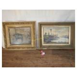 Two Victorian Deep Frames oil Painting