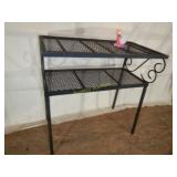 Iron And Expanded Metal  Garden Stand