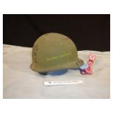 Vietnam Era Helmet w/ Decoration