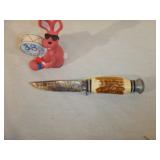 Vintage Solingen Germany Stag Knife