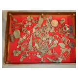Metal Detected Collection of bullets, buckles etc