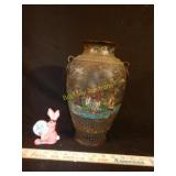 Asian Champleve Vase