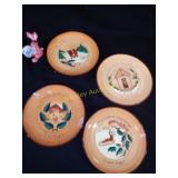 4 Pennsbury Christmas Plates