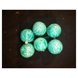 Teal Christmas Bulbs