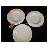 2 Deep Fiesta Plates and 1 shallow Fiesta Plate