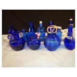 Cobalt Blue Glassware Lot