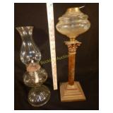 Pair Oil Lamps