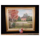 Old Deerfield 1979 Oil on Board