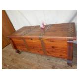 Cedar Chest w/ Copper Bands