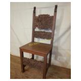 Carved Oak Nurnberg Chair