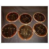 6 Pottery Plates