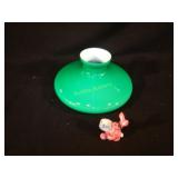 Beautiful Green Glass Shade 13"