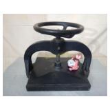 Cast Iron Book Press