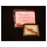 Lava Rock & Found Artifact