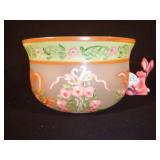 Vasaline Glass Bowl 10"