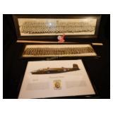 Two Pictures Military Servicemen & Print