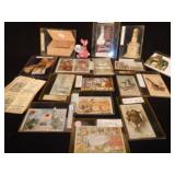 Assorted Advertisment Cutouts/Material