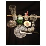 Vase, Knife, Glassware