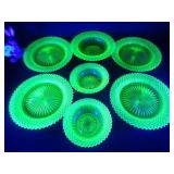 Green Miss America Deprssion Glass