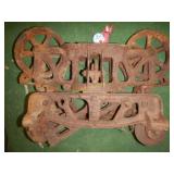 Hay Hook Trolly James Way Cast Iron Barn item