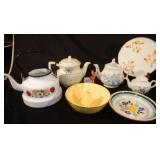 Stangl Mold Tea Pots Autumn Leaf Lot