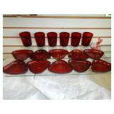 Ruby Red Glassware