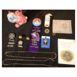 5 pound Coin, NJ tokens, Metals etc