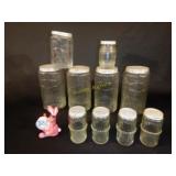 Jar Set for Hoosier type cabinets
