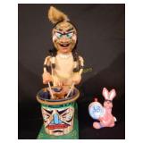 Drum Playing Native American MARX TOY