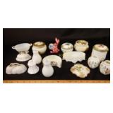 Covered Dish Dresser Lot Milkglass