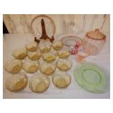 Green Uranium Glass and other