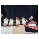 Gibson Christmas Foldout Santa Card 1950