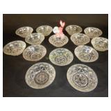 14 Berry Bowls EAPG glass