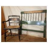 HITCHCOCK Arm Chair & Headboard