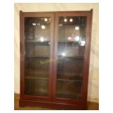 Two Door Bookcase solid Birch