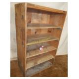 Vintage Wood Shipping Crate Shelf