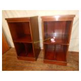 Pair Stands with Shelf