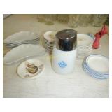 Cornflower Sugar, Fish Bone Dishes, Butter Pats