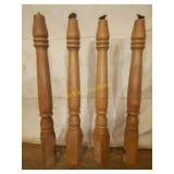 Farm Table Leg Set Maple DIY