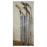 7 Vintage Hockey Sticks