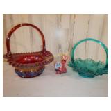 Fenton  Art Glass Baskets