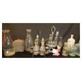 Table Cruet Sets Milk Bottle