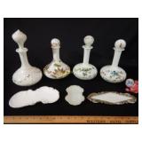 3 Dresser trays & 4 Bottles