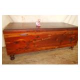 Cedar Chest with Key blanket box