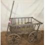 Antique Goat Cart Wood Hand Wagon