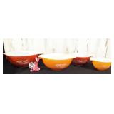 Pyrex multicolor Bowl Set