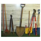 Yard Tools And Large Prunners