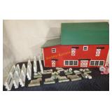 Antique Wooden Toy Barn
