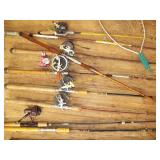 Vintage Fishing Poles Reels Penn 49 Ocean City